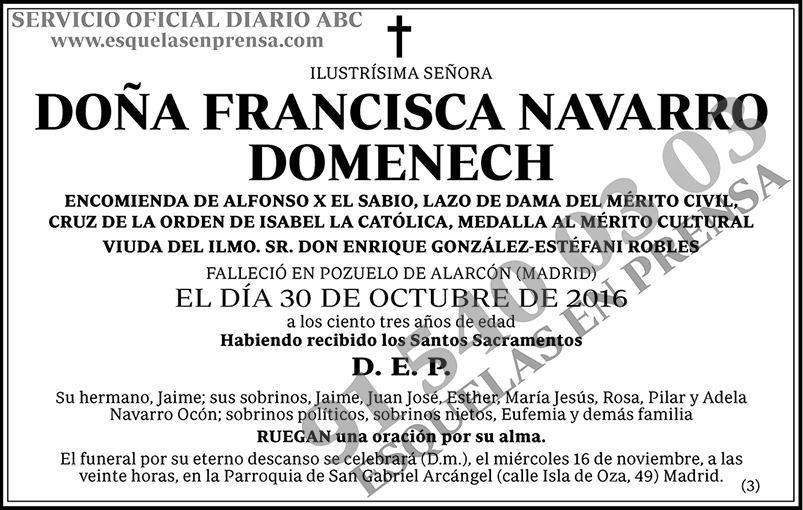 Francisca Navarro Domenech